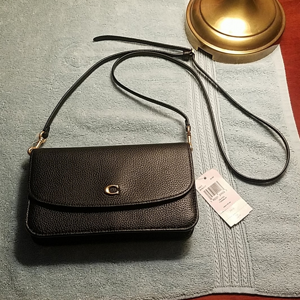 Coach Women's Polished Pebble Leather Hayden Cross